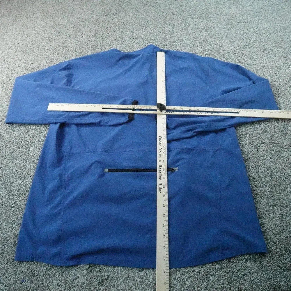 Nike Pullover Mens‎ XL Blue Dri FIT 1/2 Zip Windbreaker Jacket Golf Athletic Y2K